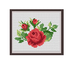 Roses Cross Stitch Pattern.