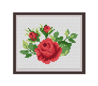 Roses Cross Stitch Pattern.