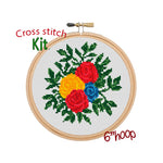 Roses Cross Stitch Kit