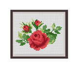 Roses Cross Stitch Pattern.