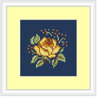 Rustic Rose Cross Stitch Kit