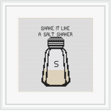 Shake It Like A Salt Shaker Cross Stitch Kit