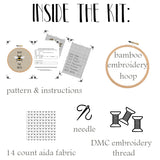 Save The Bees Cross Stitch Kit.