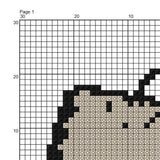 Tea Bag Cross Stitch Pattern.