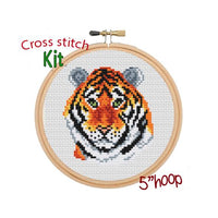 Tiger Cross Stitch Kit