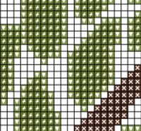 Instant Download. The Tree Cross Stitch Pattern. Cross Stitch PDF Pattern.