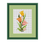 Bouquet Of Tulips Cross Stitch Pattern