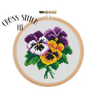 Violas Cross Stitch Kit