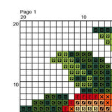 Apples Cross Stitch Pattern. Kitchen Decor PDF Pattern.