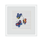 Butterflies Cross Stitch Pattern.