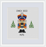 Crack Deez Nuts Cross Stitch Kit
