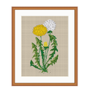 Dandelion Cross Stitch Pattern. Instant Download.