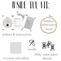 funny cross stitch kit