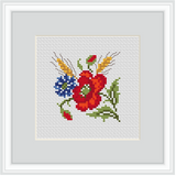 Field Flowers Cross Stitch Kit