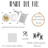 Happy Pumpkin Spice Season Cross Stitch Kit
