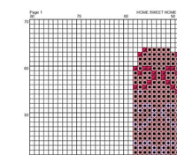 Home Sweet Home Cross Stitch Pattern. PDF Pattern.