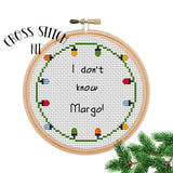 Set Of 2 Cross Stitch Kits "Why is the carpet all wet, Todd?" and "I don't know Margo!"