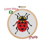Ladybug Cross Stitch Kit