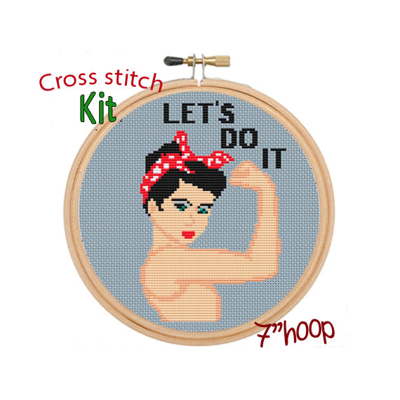 Let's Do It Cross Stitch Kit