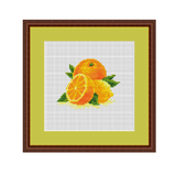 Oranges Cross Stitch Pattern