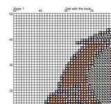 Smart Owl With The Book Cross Stitch Pattern. PDF. Instant Download.
