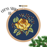 Rustic Rose Cross Stitch Kit