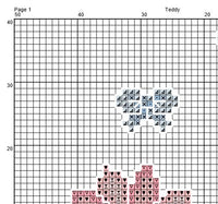 Teddy Cross Stitch Pattern