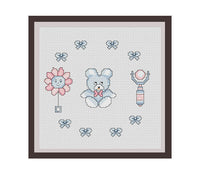 Teddy Cross Stitch Pattern