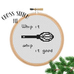 Whip It Whip It Good Cross Stitch Kit