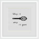Whip It Whip It Good Cross Stitch Kit