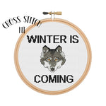 Winter Is Coming Cross Stitch Kit