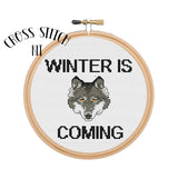 Winter Is Coming Cross Stitch Kit