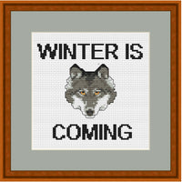 Winter Is Coming Cross Stitch Kit